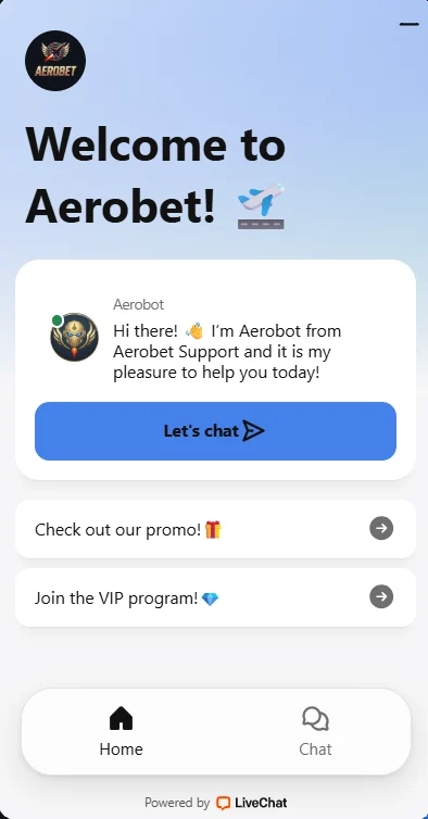 aerobet casino soporte